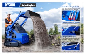 Chất lượng cao <span class=keywords><strong>Skid</strong></span> chỉ đạo Bộ nạp thủy lực điều khiển nhạy cảm theo dõi cho lao động tiết kiệm tiêu thụ thấp vật liệu xử lý động cơ cốt lõi - Product Image 3