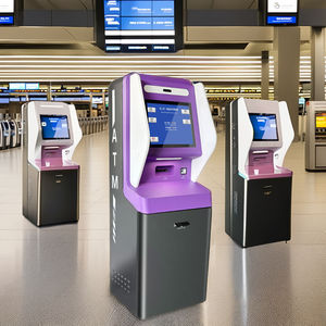 Crtly <span class=keywords><strong>crypto</strong></span> Cajero Automático dispensador de efectivo lector de tarjetas cambio de moneda autoservicio pantalla táctil quioscos de pago de facturas en el aeropuerto - Product Image 3
