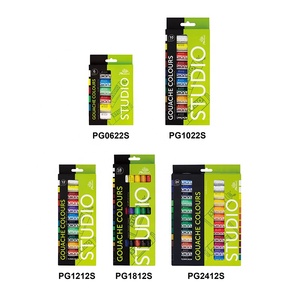 Phoenix OEM prix usine 6 couleurs 22ml Tube en aluminium de qualité <span class=keywords><strong>studio</strong></span> Peinture <span class=keywords><strong>gouache</strong></span> en gelée non fissurante - Product Image 2
