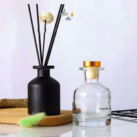 Diffuseur d'arôme bouteille 50ml diffuseur en verre bouteille verre luxe reed diffuseur bouteilles en gros