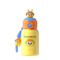 Bouteille d'eau portable pour enfant 600 ml en acier inoxydable 316, tasse thermos pour enfants, vente en gros, personnalisable OEM, pour voyage, maintien au chaud 6-12 heures