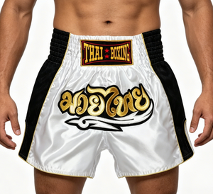 Shorts de boxe Muay Thai personnalisés Harn Sport, style gladiateur, confortables, durables, pour combats No-Gi, athlétiques, kickboxing - Product Image 3