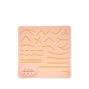 Three-layer <b>large</b> silicone suture practice model, suture practice <b>mat</b>, medical model teaching aid, cross-border source - Product Image 4