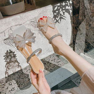 Sandalias de Tacón Alto con Plataforma y Tachuelas de Diamantes Transparentes y Sensuales para Mujer, Primavera 2025, Verano, Otoño, Famosas en Internet - Product Image 3