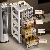 Armoires de rangement en plastique multifonctionnelles modernes pour salles de bain, cuisines et chambres à coucher pour ranger les bouteilles d'assaisonnement et les épices