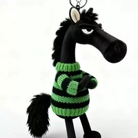 Porte-clés pendentif cheval mignon du Nouvel An chinois 2026 pour enfants, adultes, famille, amis, amoureux, garçons, filles, femmes – Accessoire