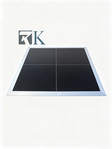 Easy Lay Portable <b>Black</b> Panel Dancing Floor for Wedding Parties on sale - Product Image 1