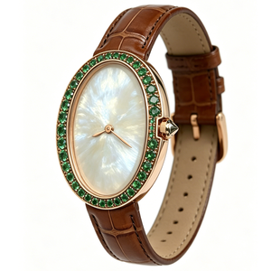 นาฬิกาควอตซ์หรูหราสำหรับผู้หญิงพร้อมโลโก้สั่งทำขายส่ง - นาฬิกาข้อมือสำหรับสุภาพสตรี ดีไซน์หรูหรา กันน้ำ ของขวัญวันวาเลนไทน์ วันเกิด รับผลิตแบบ OEM - Product Image 6