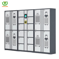 Casier de Rangement Intelligent Yinlong pour Bagages avec Paiement en Espèces et Paiement Nayax, Code de Scannage Intelligent, Service Libre pour le Rangement des Bagages