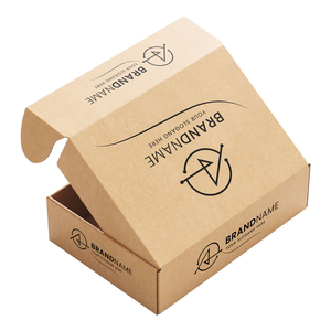 Boîtes d'expédition en carton ondulé personnalisées à faible MOQ pour vêtements imprimés sur mesure, emballages cadeaux en papier et cosmétiques - Product Image 1