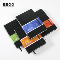 Carnet de notes professionnel OEM à sublimation promotionnelle A5 avec logo personnalisé Carnet de notes à couverture rigide en cuir PU