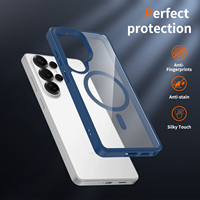 Coque de téléphone transparente pour Samsung Galaxy S26 Ultra, coque magnétique transparente au design moderne pour Samsung S25 Ultra S24 Plus