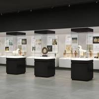 Vitrine de musée en verre pour collections privées, vitrine de luxe pour la présentation d'artefacts rares