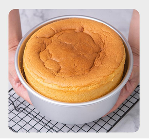 Moule à gâteau amovible de 4 à 16 pouces Moule à gâteau droit en <span class=keywords><strong>aluminium</strong></span> <span class=keywords><strong>anodisé</strong></span> avec fond amovible - Product Image 2