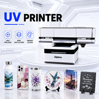 Imprimante UV à plat économique 6090 avec caméra optionnelle et dispositif UV DTF, dispositif cylindrique