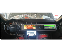 Navigation Globale Écran Triple 2K de 12,3 Pouces Autoradio pour Range Rover Vogue 18-19 Système Harman avec CarPlay Sans Fil Bluetooth