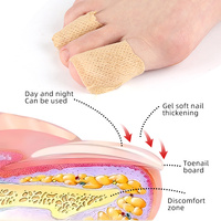 Patch réparateur d'onychomycose en hydrogel en forme d'éventail pour ongles souples, ongles incarnés, ongles épaissis