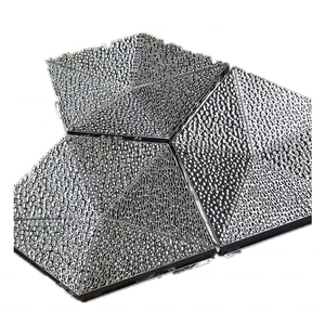 Placa de acero inoxidable con ondulación de agua de fábrica Foshan 2025, placa embellecedora de acero inoxidable, placas de acero inoxidable 304 - Product Image 2