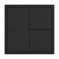 Interruptor de Escena Inteligente KNX de 4 Grupos y 8 Vías, Control Remoto de Cortinas y Luces, Material de PC Gris Humo, LED para Hogar y Hotel