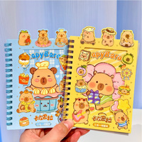 Lot de 24 Autocollants Kawaii Capybara pour Carnet, DIY, Agenda, Mini Carnet Portable, Journal, Papeterie Scolaire et Fournitures de Bureau