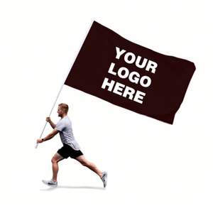 Drapeau de stade personnalisé - 3x5 pieds, double face, polyester imperméable pour événements 2026, impression numérique haute visibilité avec mât - Product Image 1