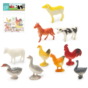 JinYing Age 3 + <span class=keywords><strong>PVC</strong></span> Sac Arbre Clôture Personnages de Dessins Animés Jouet Animal Jouets Plastique pour Enfants - Product Image 1