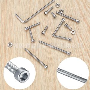 Stainless Steel Socket Head Cap Screws Set M3 440pcs DIN912 Metric Class 8.8 With Nuts And Wrenches - Product Image 4