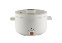 Tout en un poêle portable électrique mini marmite cuiseur à riz multifonctionnel pour pâtes, Shabu-Shabu, flocons d'avoine, soupe et oeufs