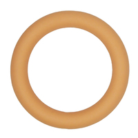 Anneau de dentition circulaire en silicone écologique pour bébés, jouet de dentition en silicone