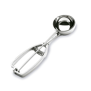 Cucchiaio per gelato in acciaio inossidabile con molla, strumento professionale per servire - Product Image 1