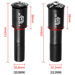 MUQZI — <span class=keywords><strong>adaptateur</strong></span> d'extension de fourche de vélo, pour <span class=keywords><strong>vtt</strong></span> et <span class=keywords><strong>route</strong></span> S, 20.8/22.2MM, pièces de vélo coulissantes, noyau suspendu - Product Image 3