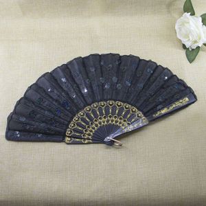 23cm Foldable Hand Fan Traditional Advertising Styles Carved Angel Cartoon Eco-Friendly Handmade Bamboo Lining Custom Logo - Product Image 3