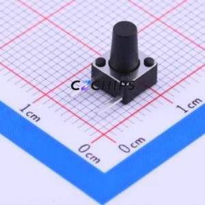 TSA062G90-250 Tactile Switch Through hole Component (THT) Switch Single Pole Single Throw Round Button 2.5N Through Hole - Product Image 1