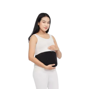 Cao Cấp Siêu Mềm Mại Thoáng Khí Có Thể Giặt Mang Thai Bụng Ban Nhạc Thai Sản Eo Hỗ Trợ Vành Đai Đàn Hồi Cao Su Bông Vải Cho Phụ Nữ - Product Image 2