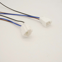 Kabel Harness Konektor Latch Putih 3 Pin XH2.54, Rakitan Kabel Steker Jantan Betina untuk Peralatan Rumah Tangga, Kipas & Lampu LED