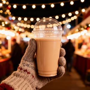 Gobelets en plastique PET transparents jetables personnalisés avec logo, 12 oz et 16 oz, pour café, jus et thé (vente en gros) - Product Image 5