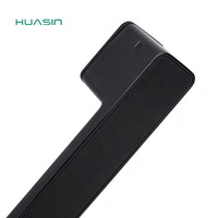 Serrures de porte et de fenêtre silencieuses Huasin 2026 pour chambre à coucher, installation facile, design moderne minimaliste, finition satinée, poignées en zinc