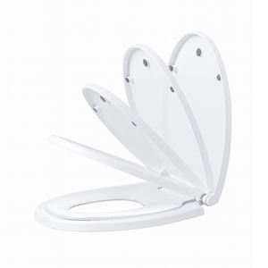 Dubbele Familie Wc-Bril Met Ingebouwde Kinderpotje Ring Pp Materiaal Gemakkelijk Schoon Zacht Sluiten Deksel In <span class=keywords><strong>Toilet</strong></span> Voor Volwassen Kinderen Badkamer - Product Image 1