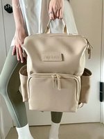 Mochila Pañalera Ultraligera Impermeable para Mamá con Forro de Algodón y Bolsillos