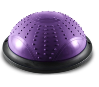 Ballon d'équilibre PK.5 pour entraînement de base, ballon de Bosu, exercices de force Yoga Pilates, entraîneur d'équilibre, équipement de gym compact, fonction massage