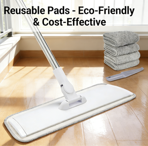 Artículos <span class=keywords><strong>para</strong></span> el Hogar Eficientes, Mopa Plana <span class=keywords><strong>de</strong></span> Microfibra y Aleación <span class=keywords><strong>de</strong></span> Aluminio, Incluye 4 Almohadillas <span class=keywords><strong>de</strong></span> Repuesto, Envío en 48 Horas, Mopa <span class=keywords><strong>para</strong></span> <span class=keywords><strong>Limpieza</strong></span> <span class=keywords><strong>de</strong></span> Pisos - Product Image 5