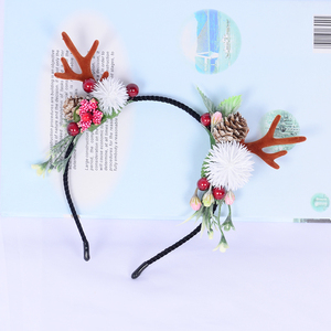 Accessoires de cheveux de bandeau de <span class=keywords><strong>boucle</strong></span> de bois de Noël en gros d'usine pour le cadeau de fête de vacances - Product Image 5