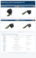 Conector automotriz/de computadora sellado Molex CMC 64320-3311 de PVC para cableado, 48 pines, 6A 12A, Mat 125C, con bloqueo de palanca, personalizado
