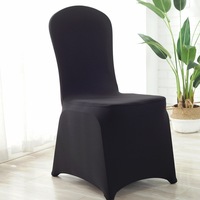 Housse de chaise en spandex premium non transparente à couche d'air, épaissie, élastique, pour mariage, événement, banquet, hôtel