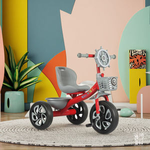 จักรยานสามล้อสำหรับเด็ก2-4ปีจักรยานสามล้อพลาสติกพร้อมดนตรีและไฟ - Product Image 4