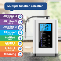 Ionizador de Agua Alcalina Cawolo AL-708A Máquina de Agua Kangen de Japón Máquina de Agua Alcalina de 5/7 Placas