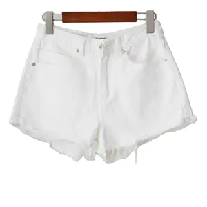 2023 высококачественные женские стильные Эластичные Классические белые джинсовые шорты для женщин