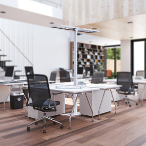 Hiện Đại Đèn sàn với tích hợp Herb vườn & tự động tưới nước kép Head LED thông minh đứng đèn cho văn phòng sử dụng - Product Image 1