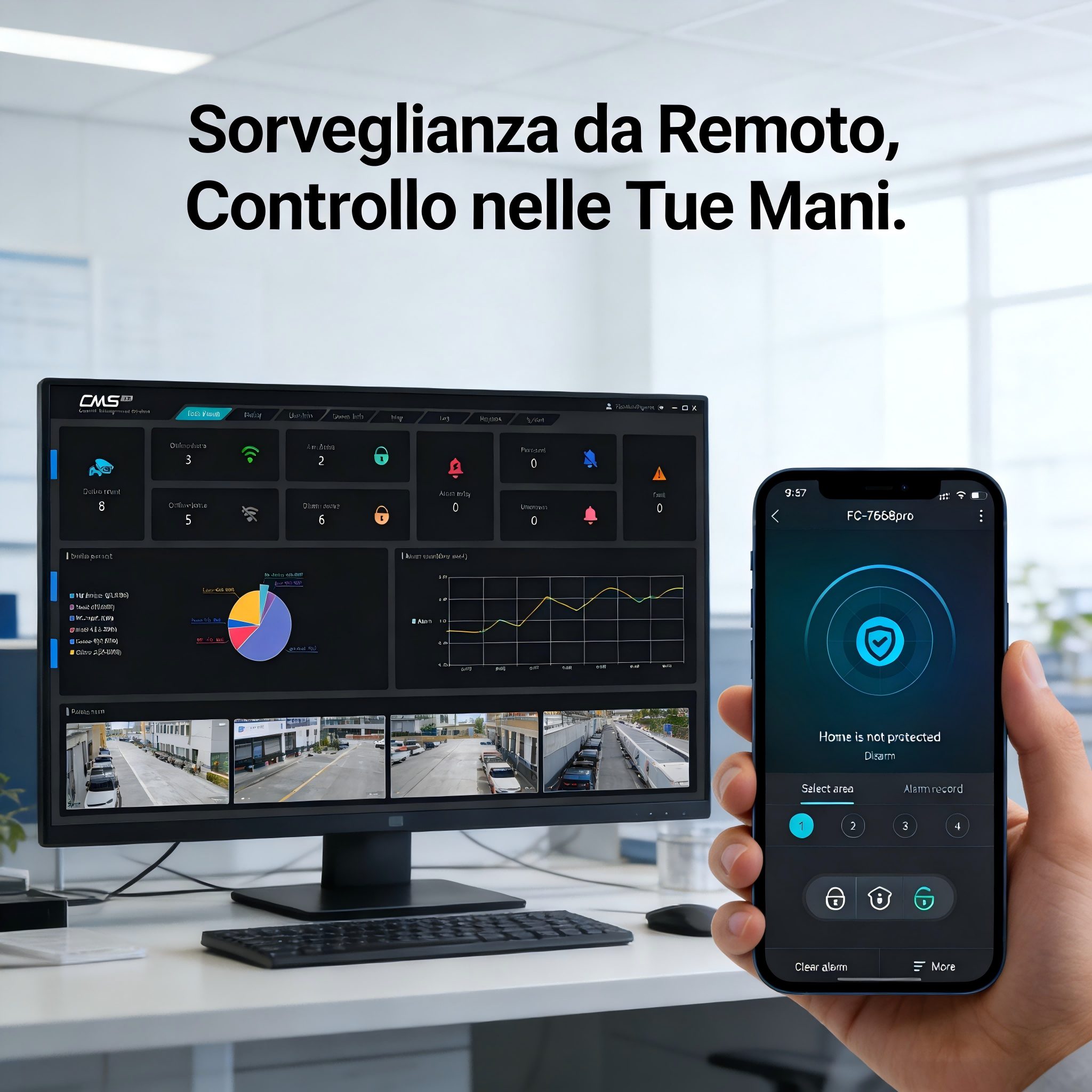 2026 NEW Generation Security Control Panel Alarm Systems WiFi 4G PSTN TCP/IP CMS Monitoring SIA CID Security System for Business · image 4