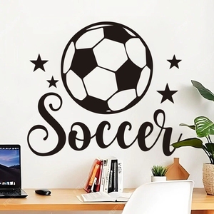 Stiker Dinding Perekat Sendiri Sepak Bola USA Kanada Meksiko, Dekal Vinyl untuk Dekorasi Ruang Pesta, Hari Pertandingan, Penggemar, Perlengkapan Olahraga - Product Image 2